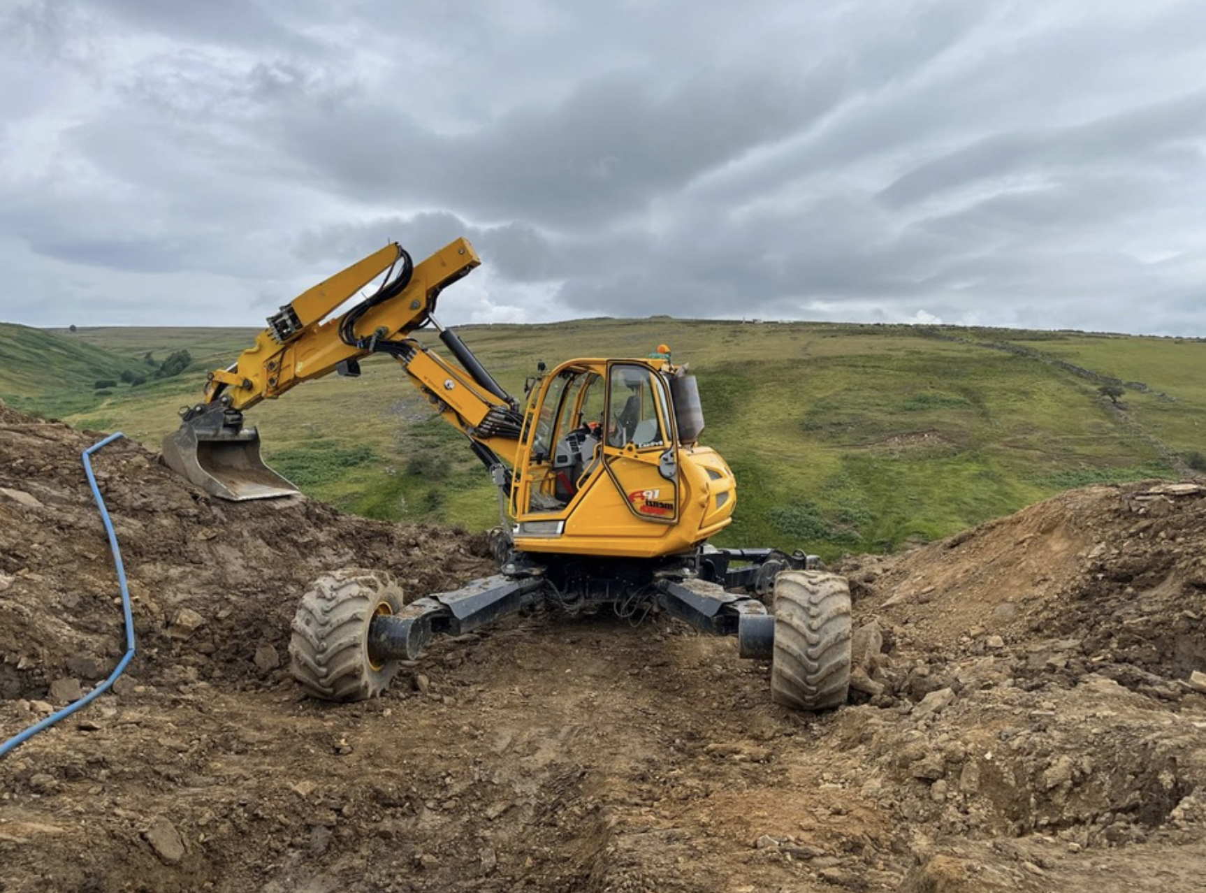 Menzi Muck A91, 2wd, 2013 model